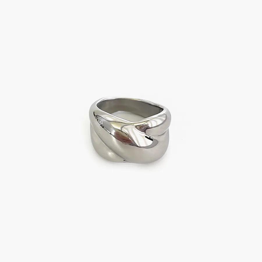 Wholesale Jewelry Modern Style Classic Style Solid Color 316L Stainless Steel Plating Rings - Lilah jewellery boutique 