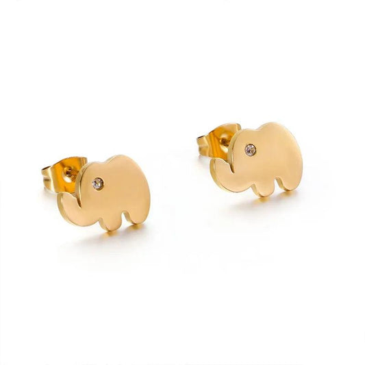 Animal Plating Titanium Steel 18K Gold Plated Earrings - Lilah jewellery boutique 