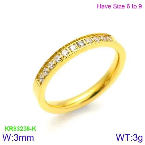 Titanium Steel 18K Gold Plated Korean Style Plating Geometric - Lilah jewellery boutique 