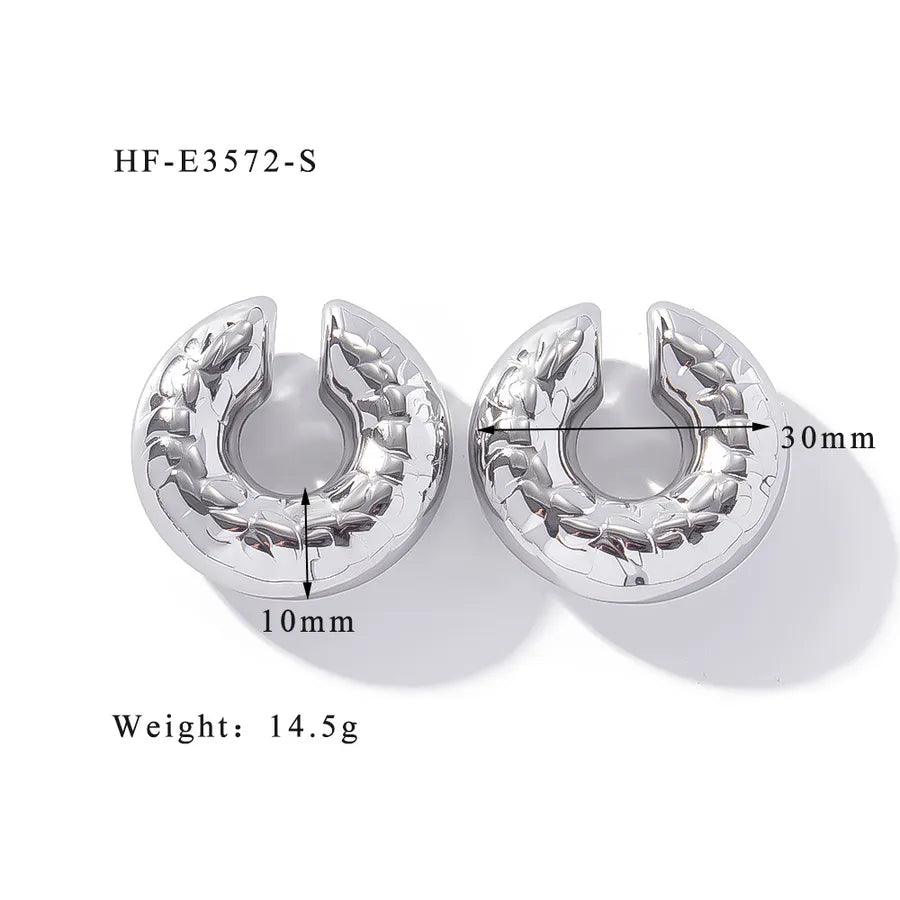 1 Piece Simple Style Classic Style Solid Color Plating 304 Stainless Steel Ear Cuffs - Lilah jewellery boutique 