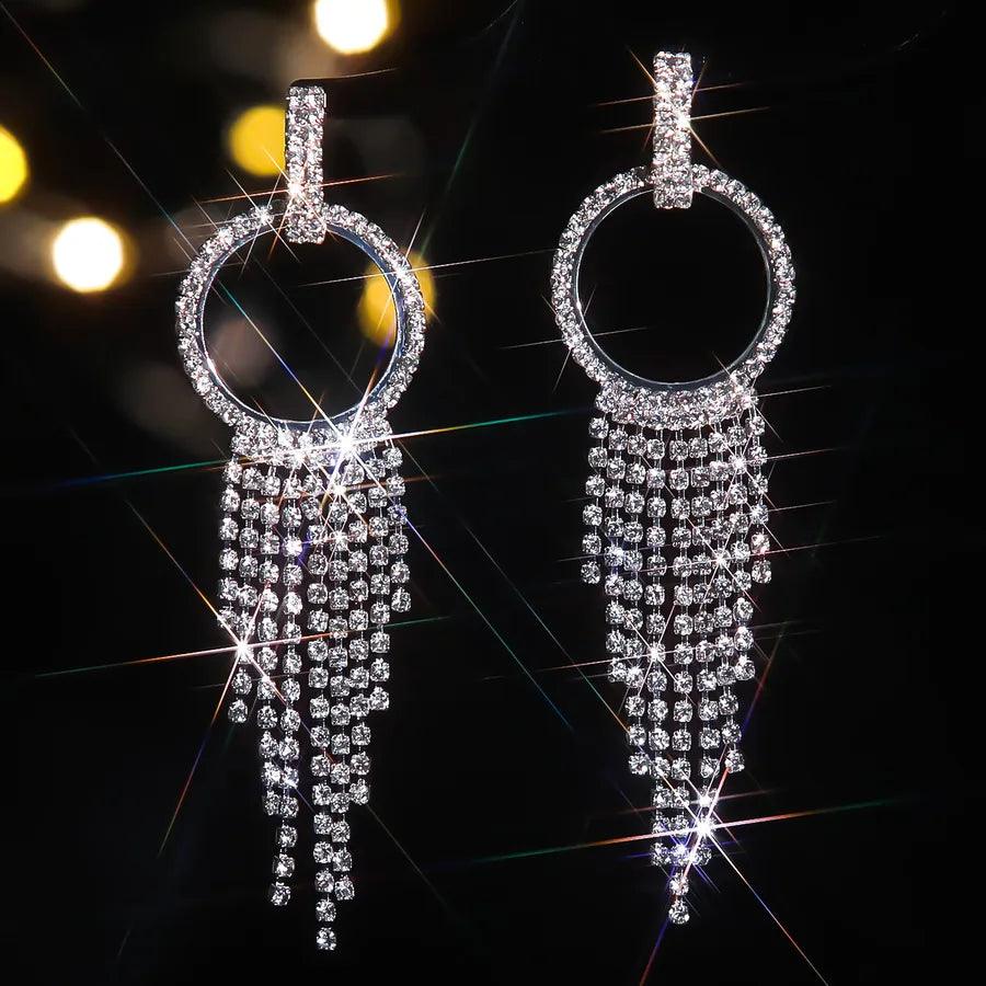 1 Pair Simple Style Classic Style Tassel 316 Stainless Steel Drop Earrings - Lilah jewellery boutique 