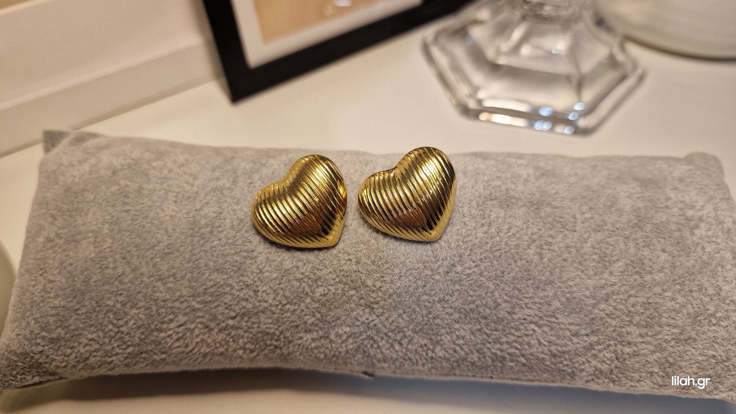 Lila Steel earrings