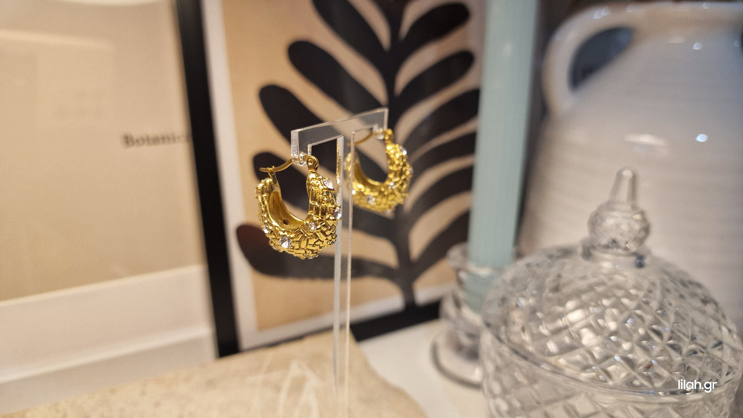 Sisi steel earrings